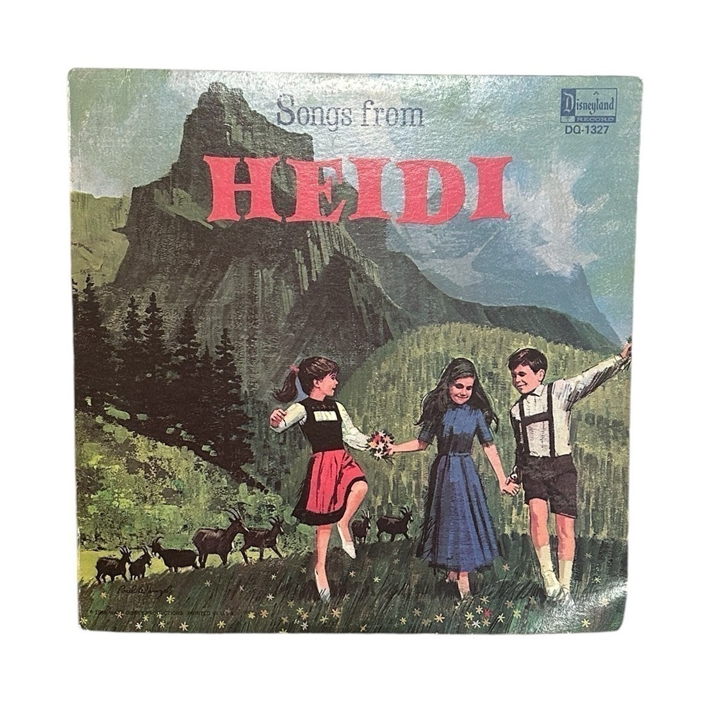 Walt Disney, Songs From Heidi & Presents Switzerland 1968 Vinyl LP